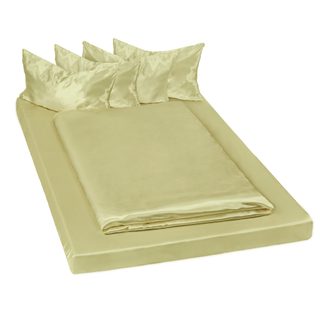 Tectake 401391 posteľná bielizeň mikrrosatén 200x150cm 6-diel