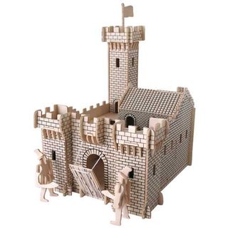 Woodcraft Drevené 3D puzzle hrad I