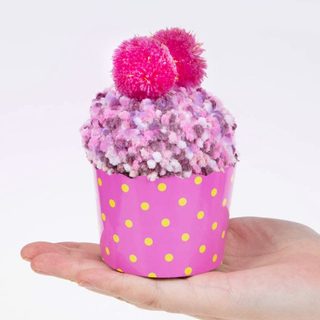 Ponožky - růžový cupcake