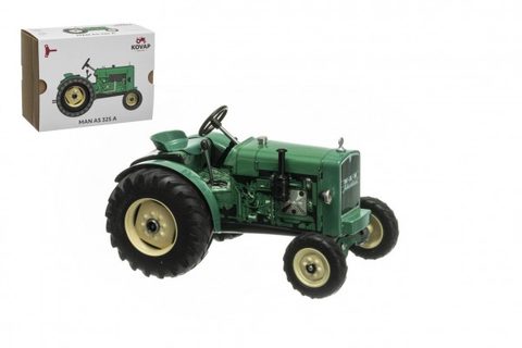 Tractor Man AS 325A Green na kľúčovom kovovom kovbe 1:25 v boxe kovap