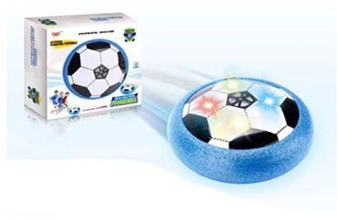 Lopta / Disk futbalový lietajúci plast 14cm na batérie so svetlom v krabičke Cena za 1ks