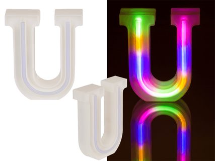 Neonové písmeno: U