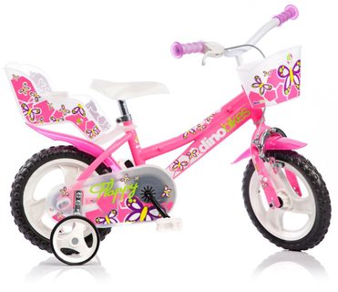 Baby Bike Dino Bikes 126RL Pink 12