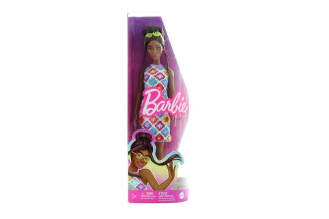 Barbie Modelka - háčkované šaty HJT07
