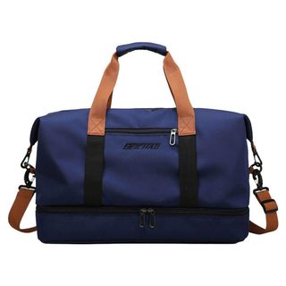 Cestovná taška s popruhom - modrá