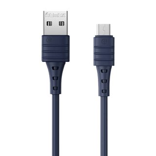 Kabel USB Micro Remax Zeron, 1 m, 2,4 A (modrý)