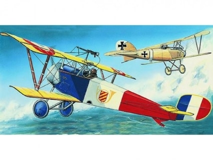 Model Nieuport 11/16 Bebe 12,9x16,2cm v krabici 31x13,5x3,5cm Cena za 1ks