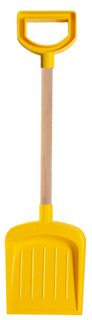Androni Lopata s dřevěnou násadou a rukojetí - délka 53 cm, žlutá