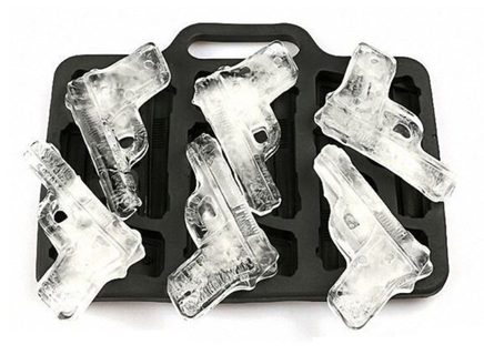 Silikonová forma na led Pistole