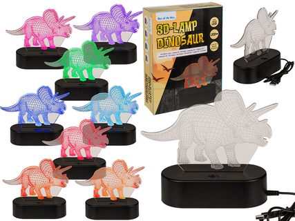 3D lampa, Triceratops