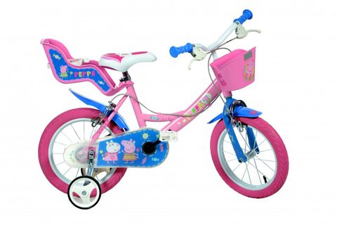 Deti Bike Dino Bikes 144R-Prasa Peppa Piggy 14