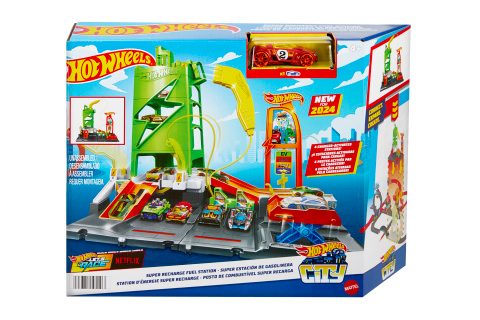 Hot Wheels City super nabíjecí stanice HTN79