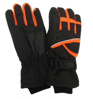 Pánske lyžiarske rukavice šťastné A-51 Orange