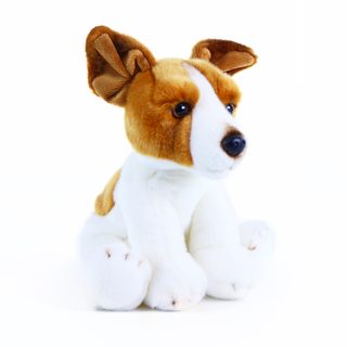 Plush Dog Jack Russell Terrier sedí 30 cm ekologický