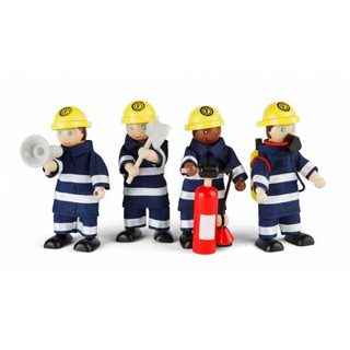 TidloDrevené postavičky hasičov