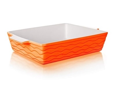 Banketová forma Buffer Obdĺžniková Culinaria Orange 33 x 21 cm