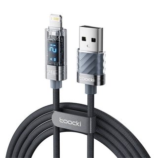 Nabíjecí kabel Toocki A-L, 1m, 12W (šedý)