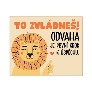 Cedulka na dveře - To zvládneš