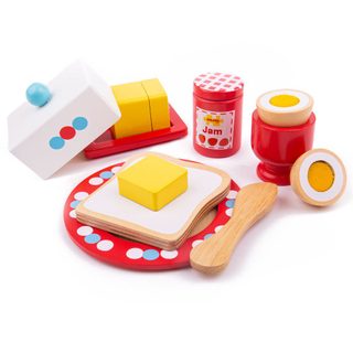 Bigjigs Toys- Drevené hračky - Set raňajky