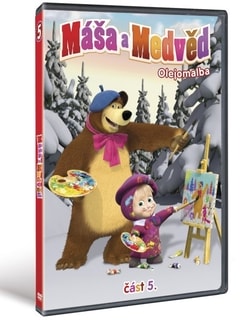 Máša a medveď - Olejomaľba časť 5., DVD