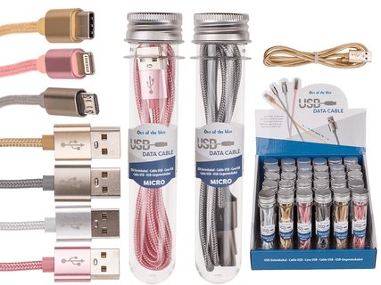 Datový kabel USB, typ iPhone, pro C & Micro