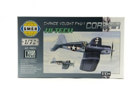 Model Chance Vought F4U-1 Corsair HI TECH 1:72 14,1x1,73cm v krabici 25x14,5x4,5cm Cena za 1ks