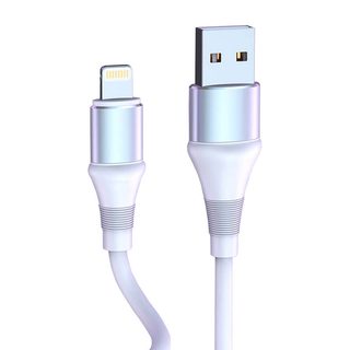 Kabel USB-Lightning Vipfan Colorful X08, 3A, 1,2 m (bílý)