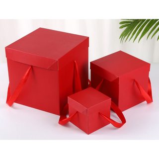 Darčekový box 22 cm - červená