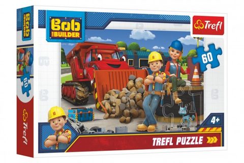 Puzzle Bob a Wendy / Bob Staviteľ 33x22cm 60 dielikov v krabici 21x14x4cm Cena za 1ks