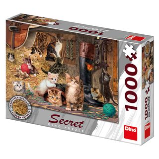 Dino Mačičky 1000 secret collection Puzzle NOVÉ