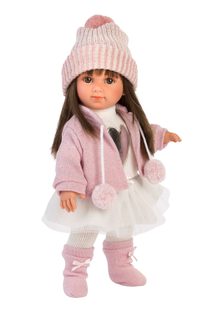 Llorens 53528 SARA - realistická bábika s mäkkým látkovým telom - 35 cm