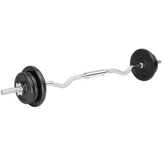 Tectake 402582 Dumbbell - Set - Chrome Chrome Steel