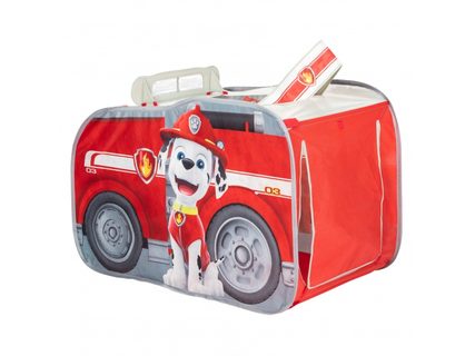 Detský Pop Up stan Paw Patrol hasičské auto