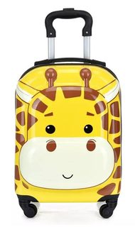Dětský cestovní 3D kufr Žirafa 29l