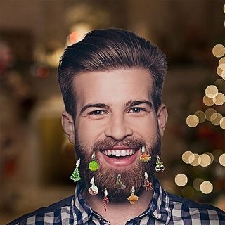 Vianočné ozdoby pre brady