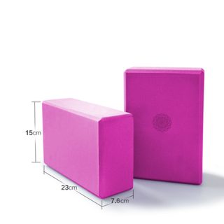 Yoga Cube Block Brick s motívom Mandala - Pink
