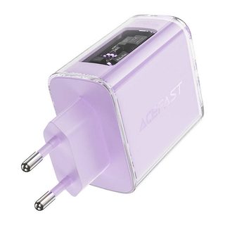 Nástěnná nabíječka Acefast A45, 2x USB-C, 1xUSB-A, 65W PD (fialová)