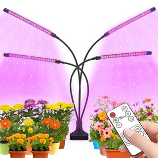 LED lampa na podporu růstu rostlin - 4x 80 LED