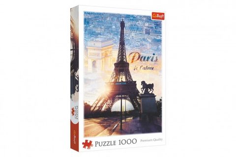 Puzzle Paríž za súmraku 1000 dielikov 48x68,3cm v krabici 27x40x6cm