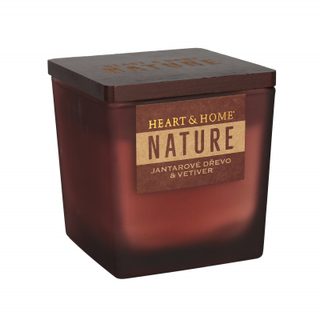 Svíčka 210g NATURE Jantarové dřevo & vetiver