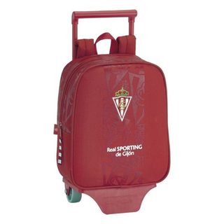 Školní taška na kolečkách 805 Real Sporting de Gijón Červený