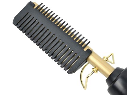 Elektrická hřebenová žehlička na vlasy (Verk)