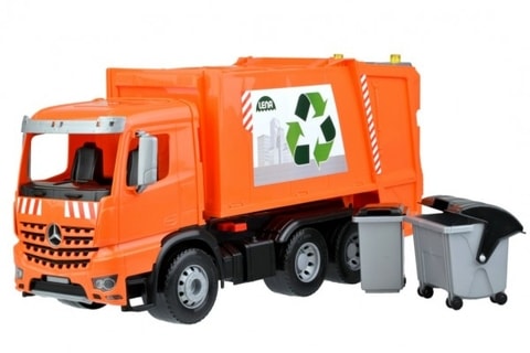 Auto smetiar plast 53cm Mercedes Arocs v krabici 54x26x20cm Cena za 1ks