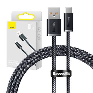 Kabel USB na USB-C Baseus řady Dynamic, 100 W, 1 m (šedý)