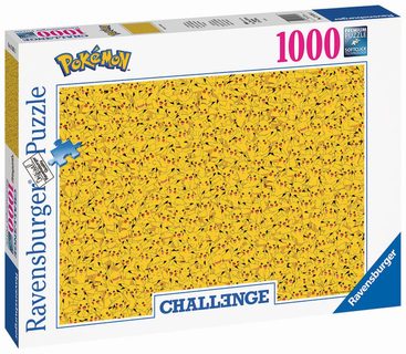 Challenge Puzzle: Pokémon Pikachu 1000 dílků