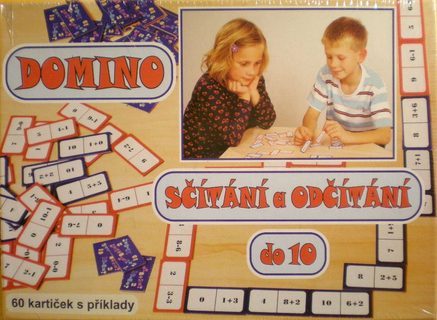 Domino sčítání a odčítání do 10 - 60 ks
