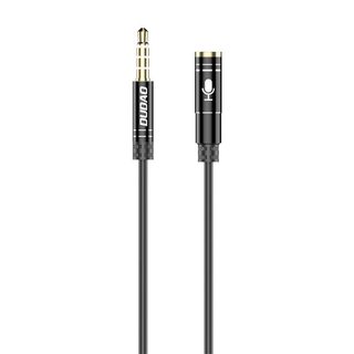 Prodlužovací audio kabel Dudao L11S 3,5 mm AUX, 1 m (černý)
