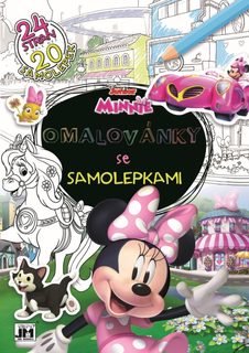 Cvičebná kniha s nálepkami A4 Minnie