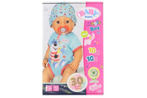 Baby Born With Magic Pacifier, Boy, 43 cm TV 1.2.-30.6.