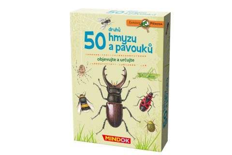 Expedícia prírody: 50 druhov hmyzu a pavúkov